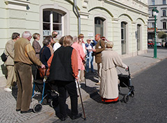 Gehwagen sind kein Hindernis