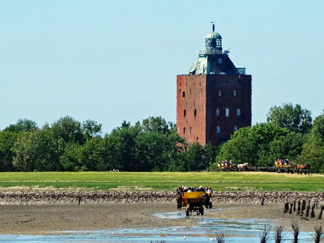 Neuwerk und Cuxhaven