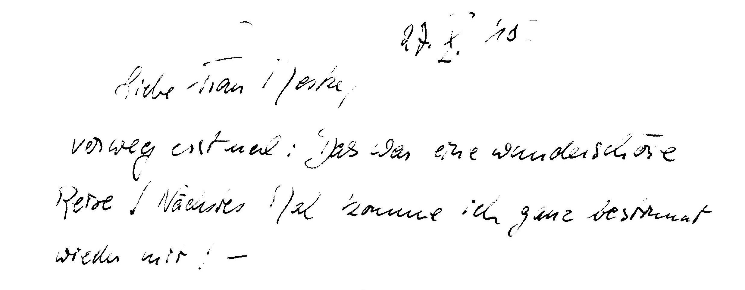 Brief vonPeter L., 65 aus HH